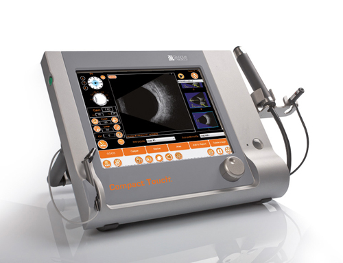 Ultraschall Gerät: Bildschirm und Sonde
